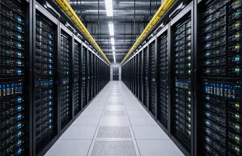 Data centre server aisle